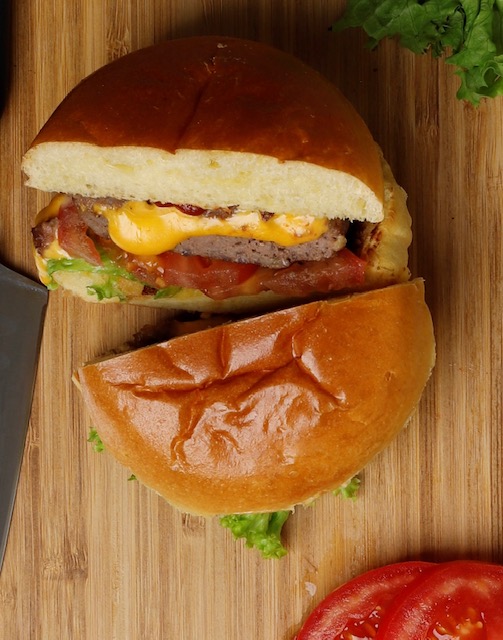 Cheese Stuffed Burger