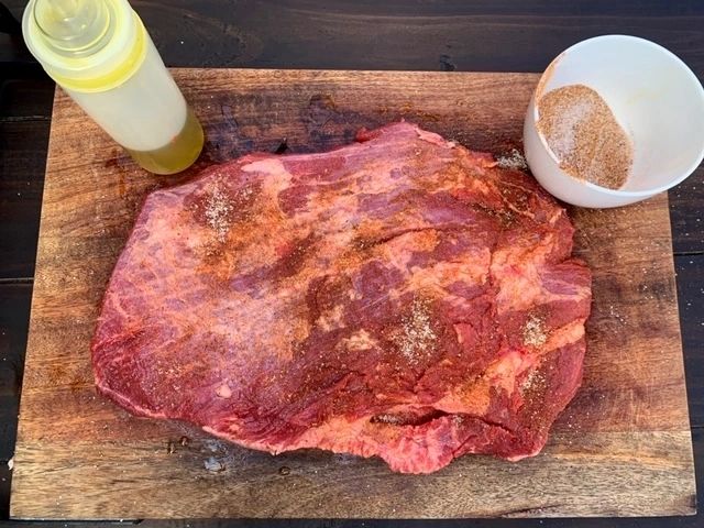 smoked bbq brisket cherry shiraz sauce 08